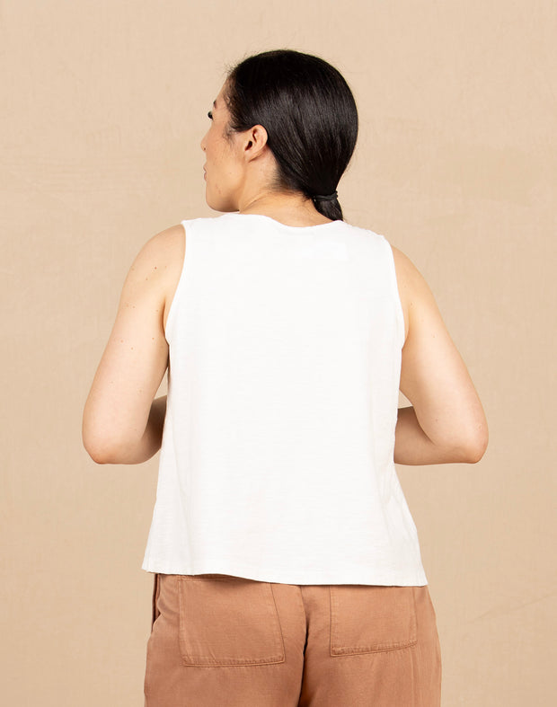 Seashell Tank Ivory