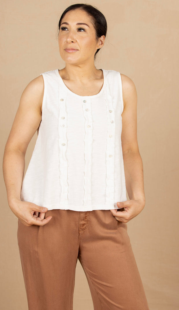 Seashell Tank Ivory
