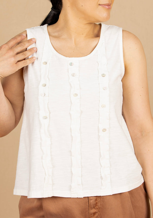 Seashell Tank Ivory