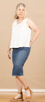 Seashell Tank Ivory