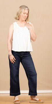 Dream Culotte Dark Wash