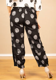 Crinkle Puffer Moon Pant Black