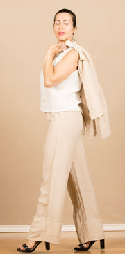 Wide Leg Pant Moroccan Sand