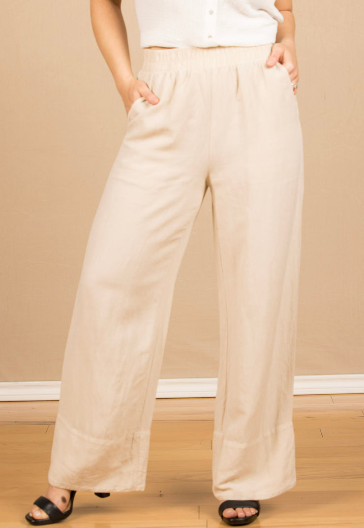 Wide Leg Pant Moroccan Sand