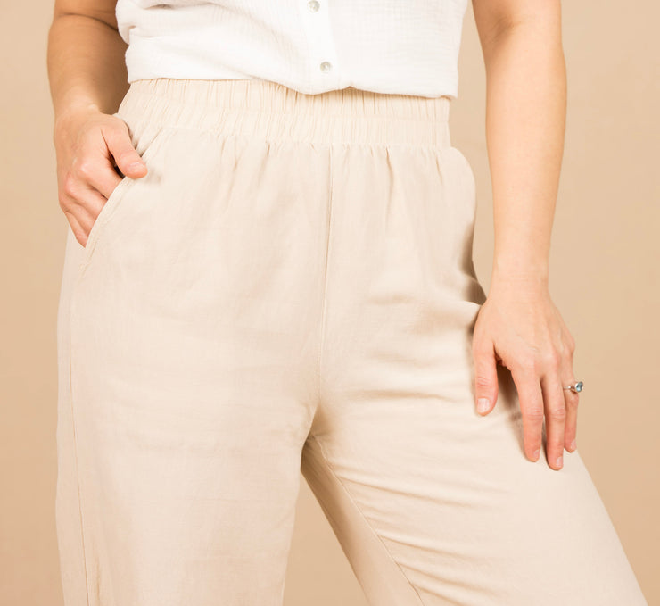 Wide Leg Pant Moroccan Sand