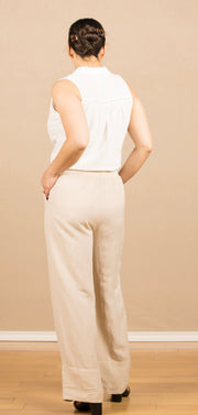 Wide Leg Pant Moroccan Sand