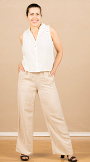 Wide Leg Pant Moroccan Sand