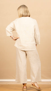 Flat Front Crop Natural