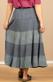 Wander Skirt Sunwashed Ink
