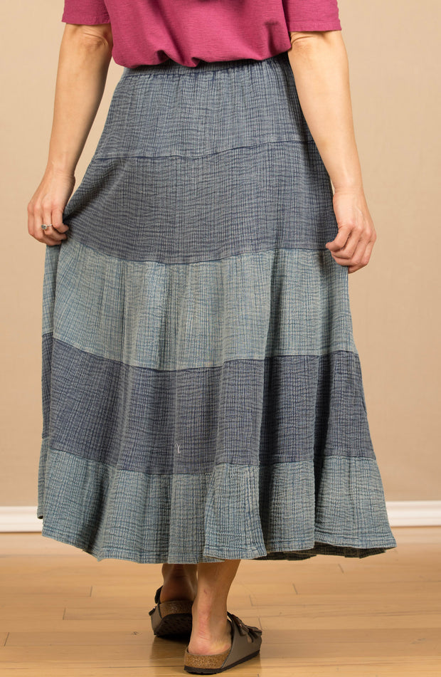 Wander Skirt Sunwashed Ink
