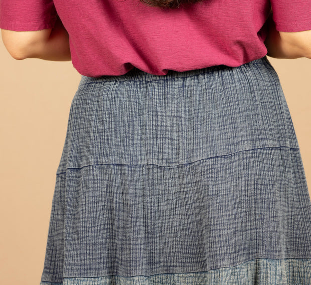 Wander Skirt Sunwashed Ink