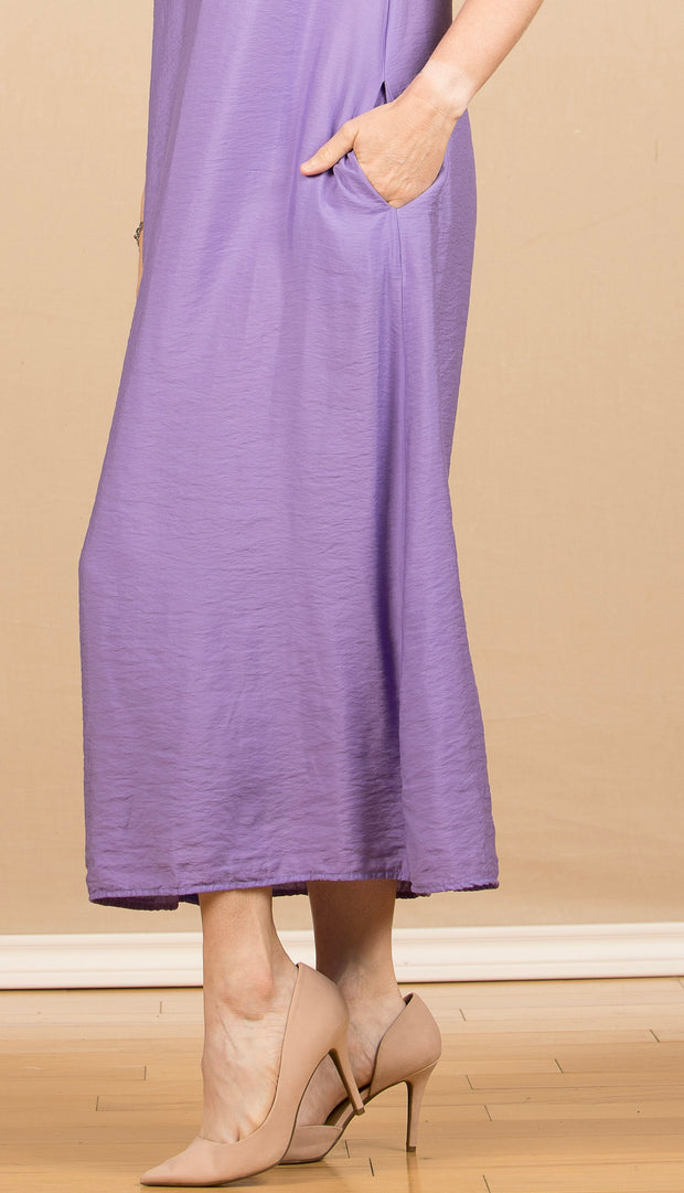 Cowl Neck Maxi Dress Violine