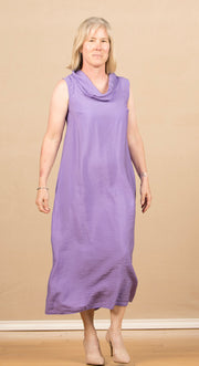 Cowl Neck Maxi Dress Violine
