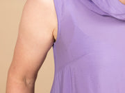 Cowl Neck Maxi Dress Violine