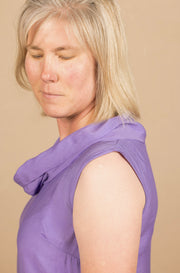 Cowl Neck Maxi Dress Violine