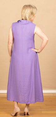 Cowl Neck Maxi Dress Violine