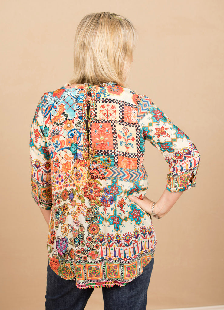 Button Tunic Multi