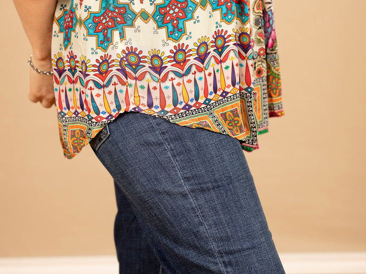 Button Tunic Multi
