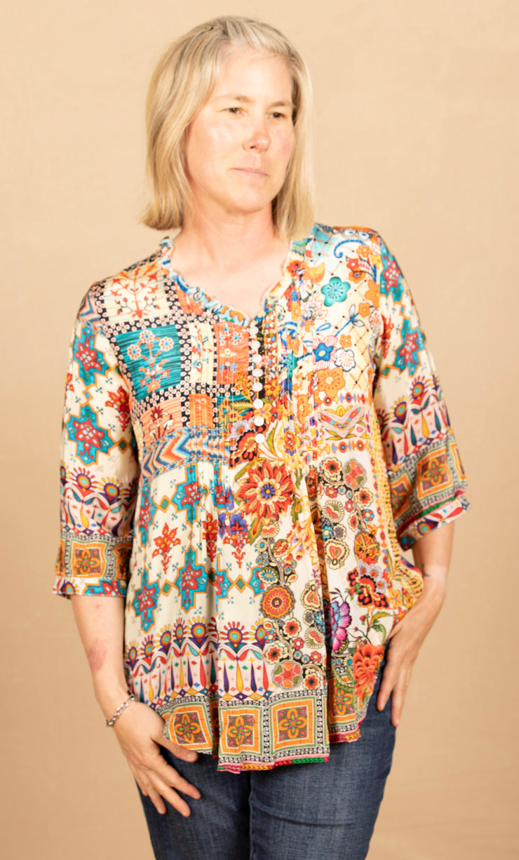 Button Tunic Multi
