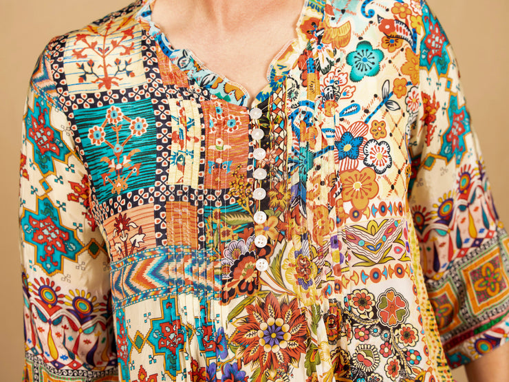 Button Tunic Multi