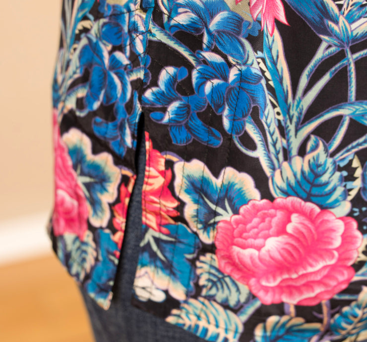 Stitch Detail Tunic Navy