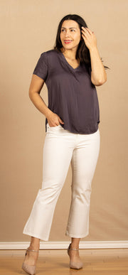 V- Neck Tee Galaxy Smoke