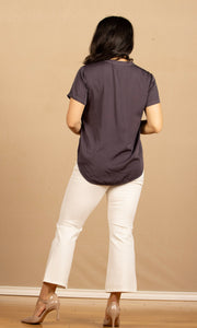 V- Neck Tee Galaxy Smoke