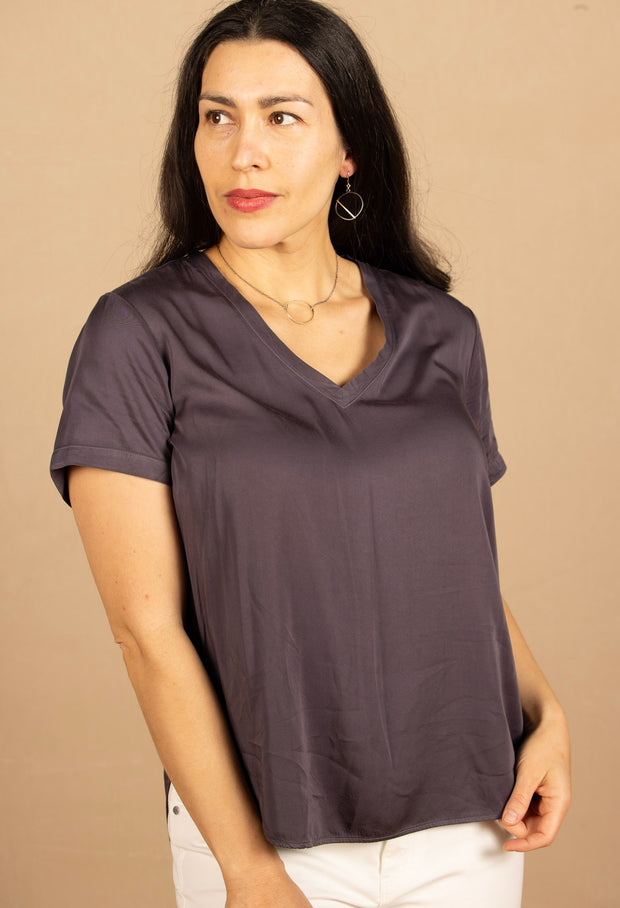 V- Neck Tee Galaxy Smoke