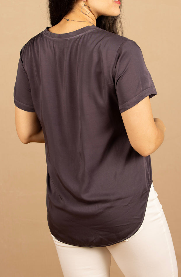V- Neck Tee Galaxy Smoke