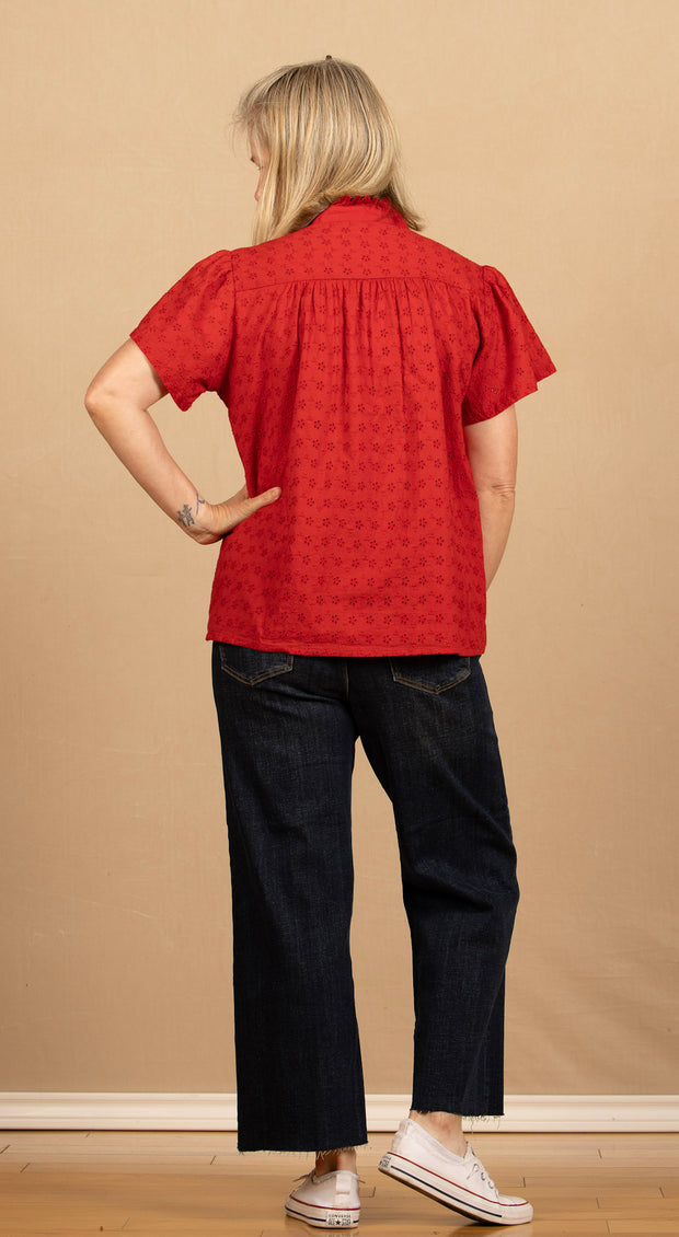 The Lilly Top Red