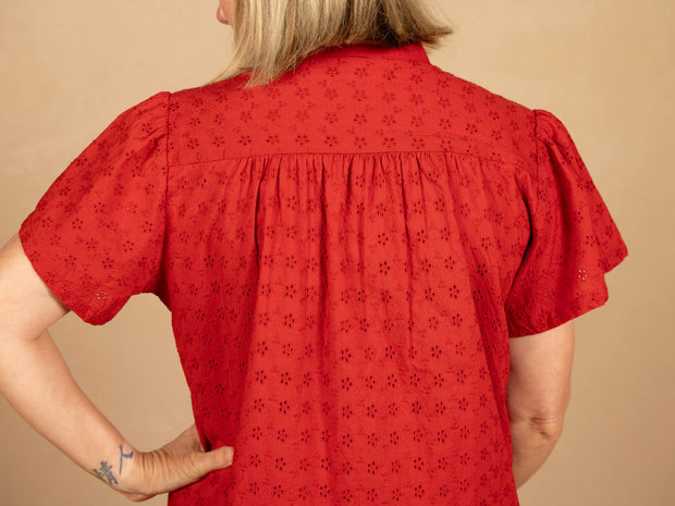 The Lilly Top Red