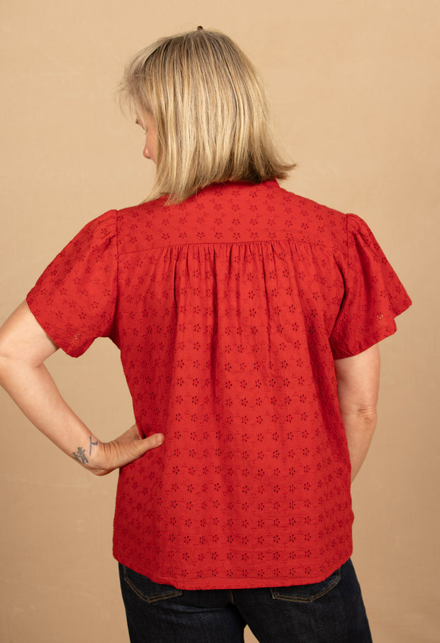 The Lilly Top Red