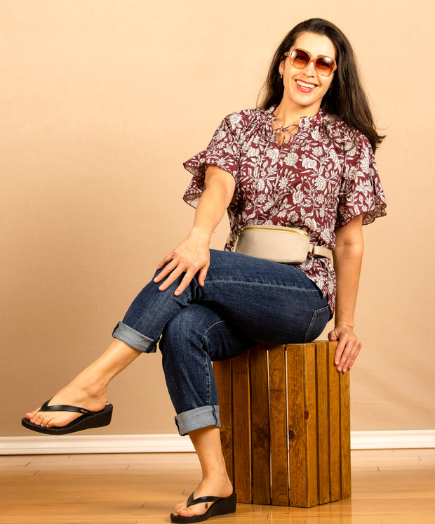 The Bell Top Maroon