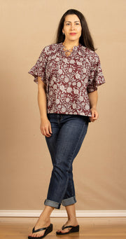 The Bell Top Maroon