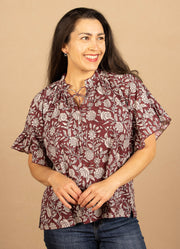 The Bell Top Maroon