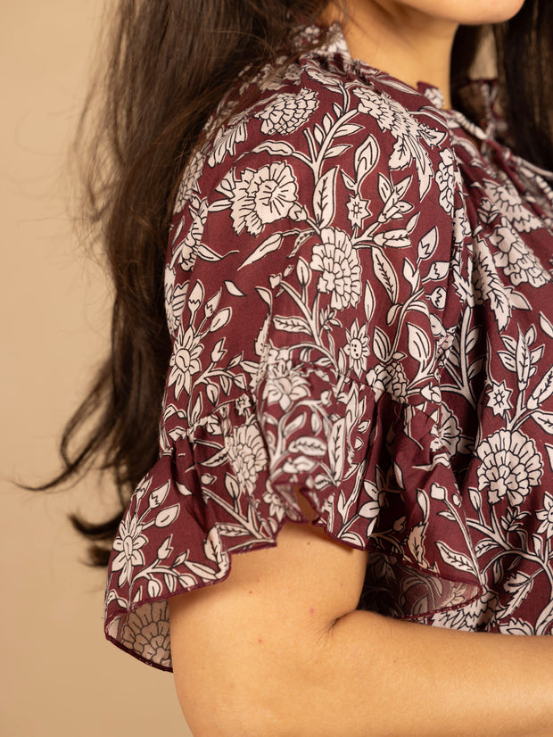 The Bell Top Maroon