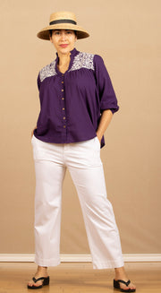 The Jane Top Purple