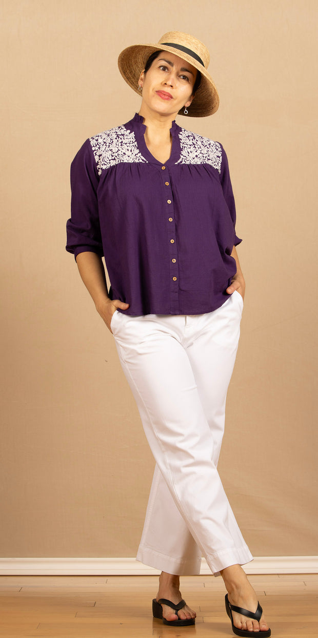 The Jane Top Purple