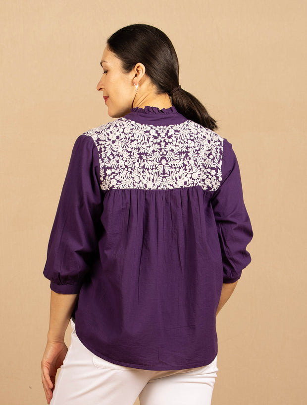 The Jane Top Purple