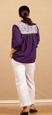 The Jane Top Purple