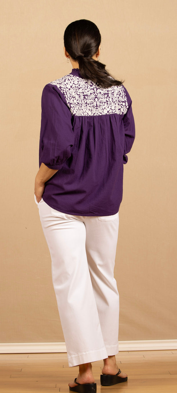 The Jane Top Purple