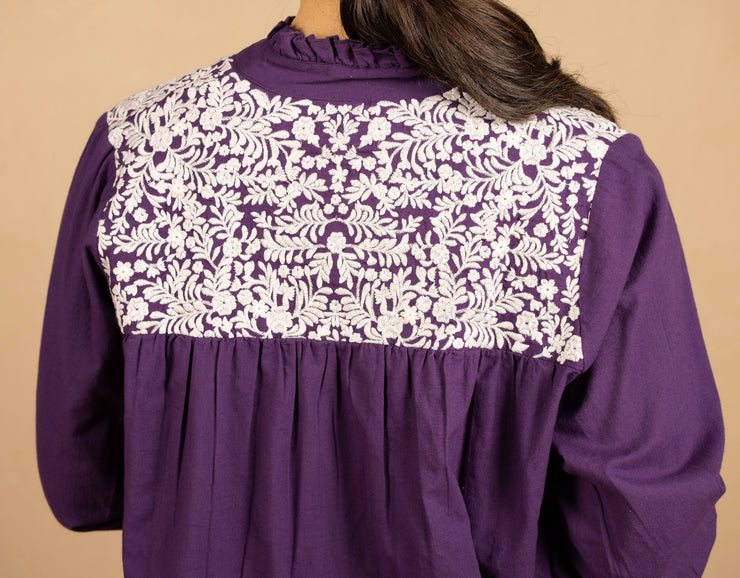 The Jane Top Purple