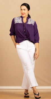 The Jane Top Purple