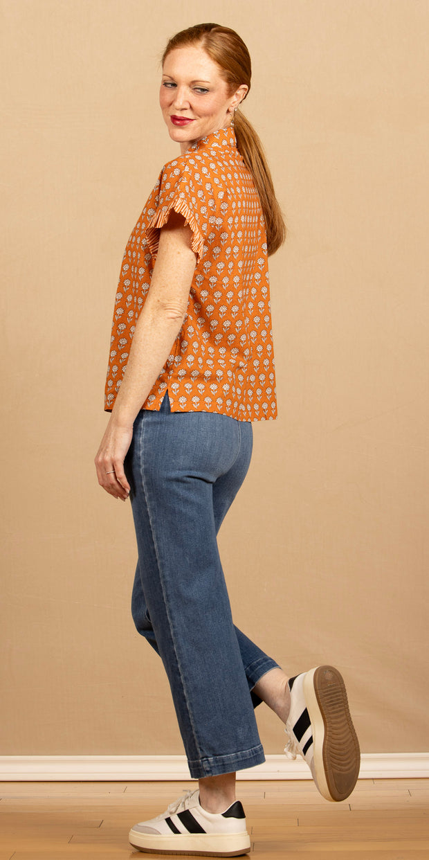The Stevie Top Burnt Orange