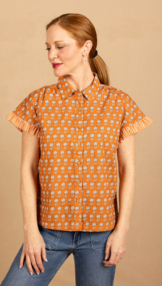 The Stevie Top Burnt Orange
