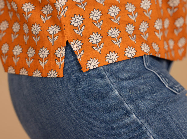 The Stevie Top Burnt Orange