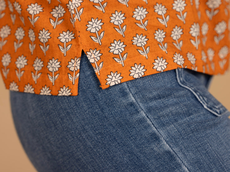 The Stevie Top Burnt Orange