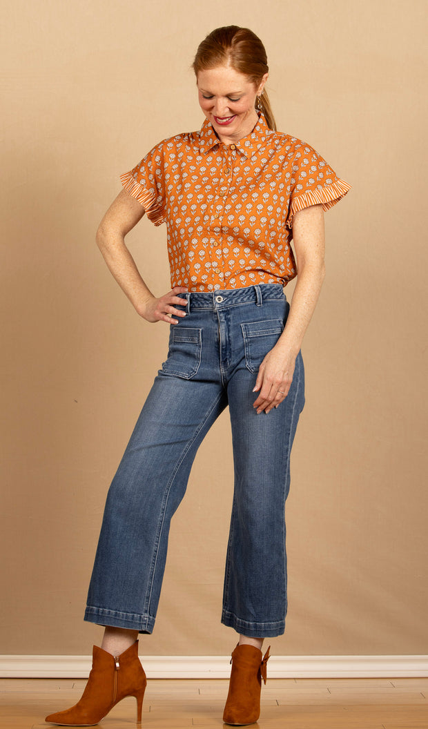 The Stevie Top Burnt Orange