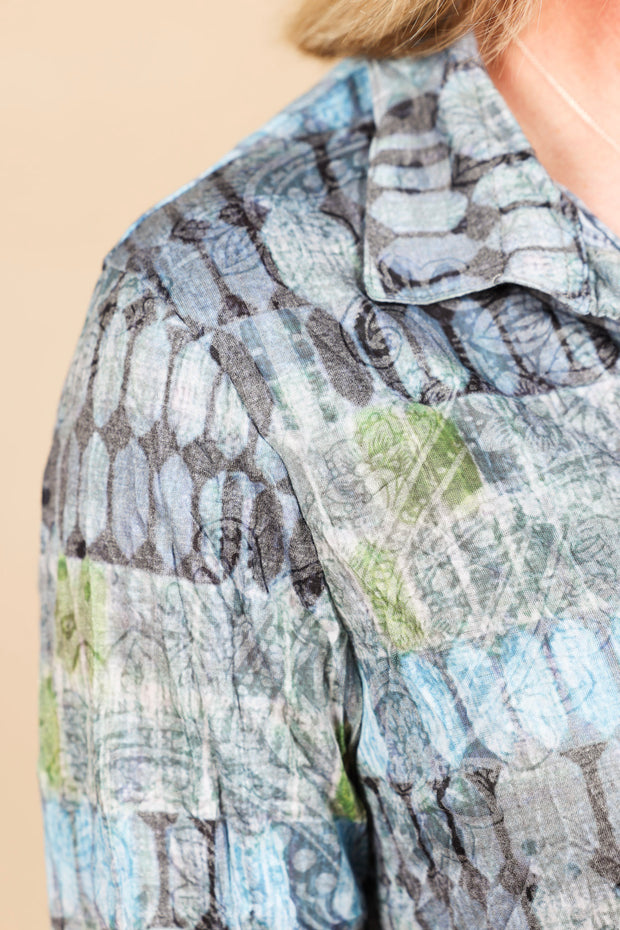 Snap Shirt Blue
