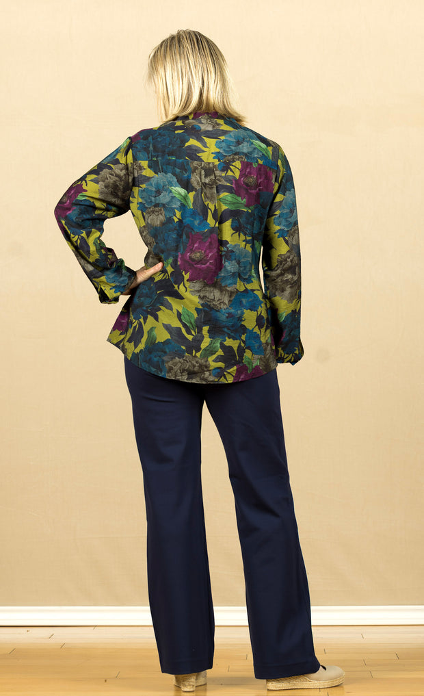 Tunic Pin Tuck Floral